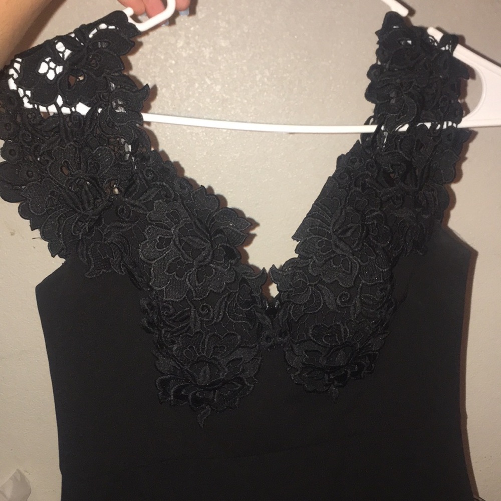 black dress